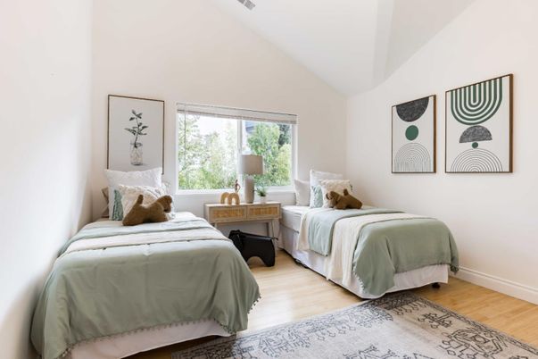 Bedroom, Interior, Wood Texture Flooring