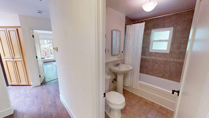 Bathroom, Interior, Wood Texture Flooring
