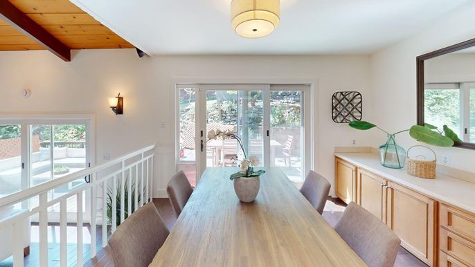 Dining room, Interior, Wooden Beams, Wooden Ceilings