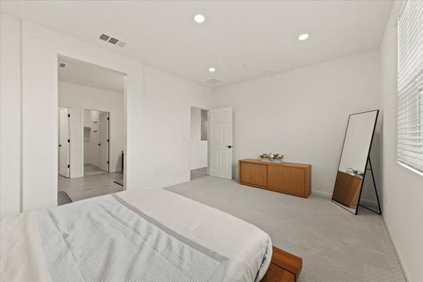 Bedroom, Interior, Recessed Lighting