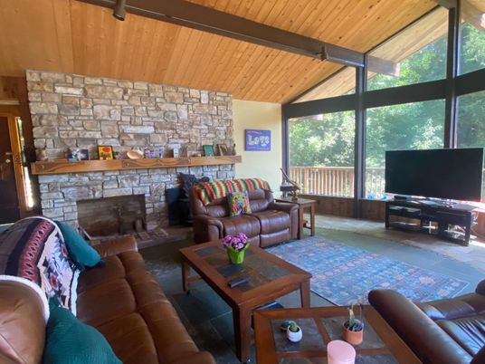 Fireplace, Interior, Living room, Stone Walls, Wooden Beams, Wooden Ceilings