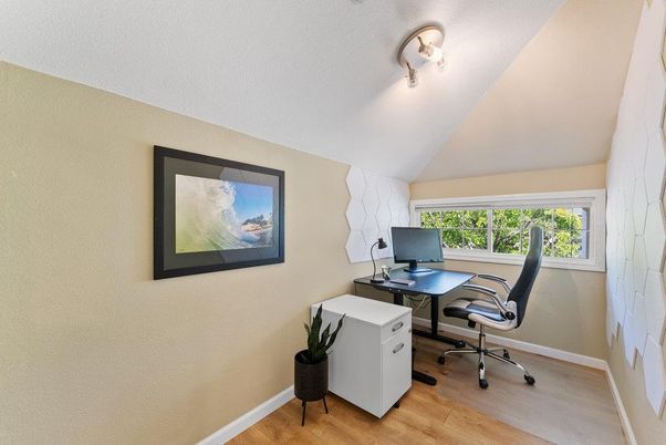 Home Office, Interior, Wood Texture Flooring