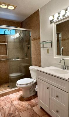 Bathroom, Glass Shower, Interior