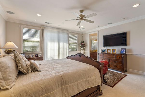Bedroom, Interior, Recessed Lighting