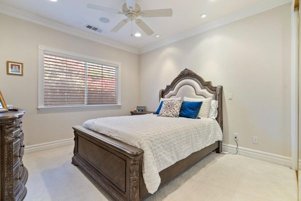 Bedroom, Interior, Recessed Lighting