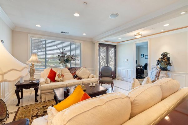 Interior, Living room, Recessed Lighting