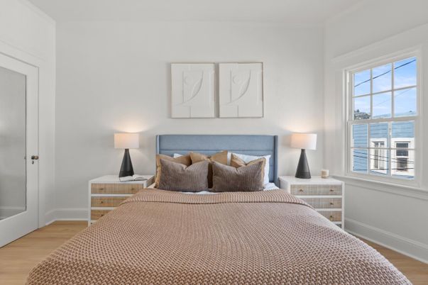 Bedroom, Interior, Wood Texture Flooring