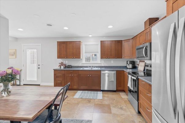 Interior, Kitchen, Recessed Lighting, Stainless Steel Appliances