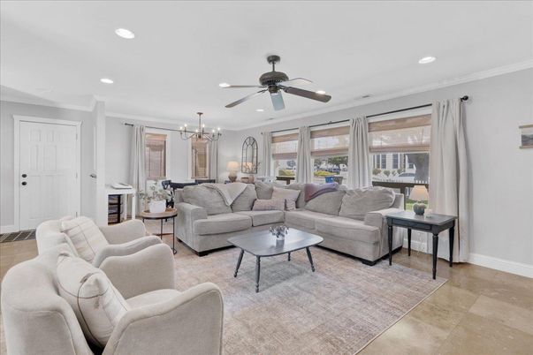 Chandelier, Interior, Living room, Recessed Lighting