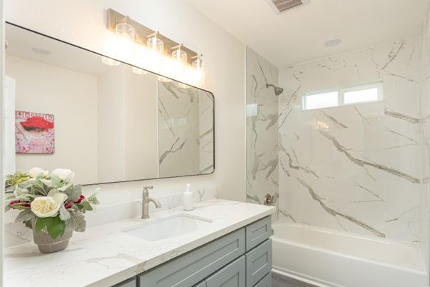Bathroom, Interior, Marble Walls