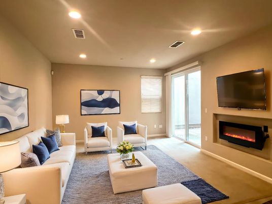 Fireplace, Interior, Living room, Recessed Lighting