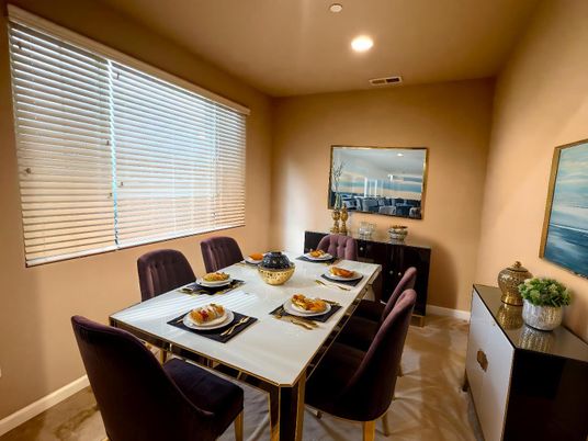 Dining room, Interior, Recessed Lighting