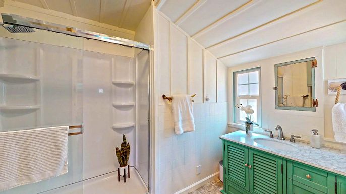 Bathroom, Glass Shower, Interior