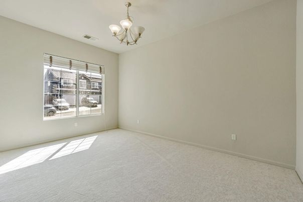 Chandelier, Empty room, Interior