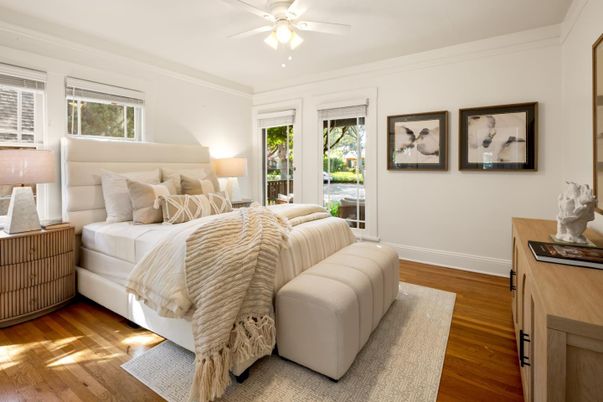 Bedroom, Interior, Wood Texture Flooring