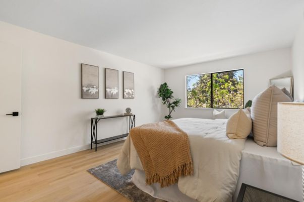 Bedroom, Interior, Wood Texture Flooring