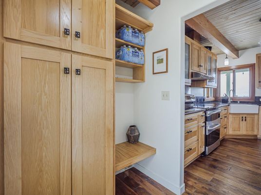 Interior, Kitchen, Wooden Beams, Wooden Ceilings, Wood Texture Flooring