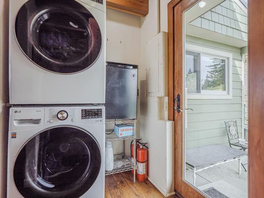 Interior, Utility Closets, Washer, Wood Texture Flooring