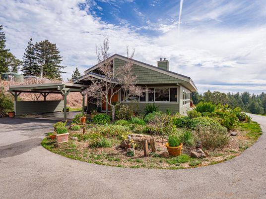 Attached, Backyard, Exterior, Facade, Log Home