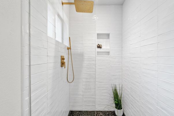 Bathroom, Glass Shower, Interior