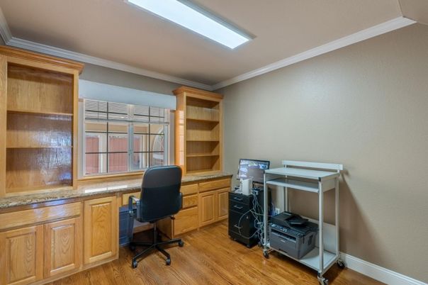 Home Office, Interior, Wood Texture Flooring