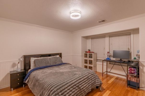 Bedroom, Interior, Wood Texture Flooring