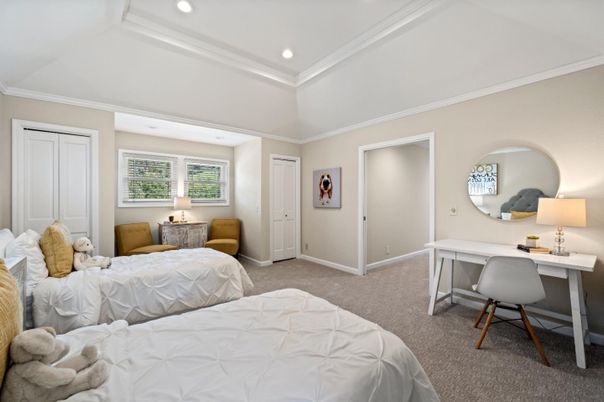 Bedroom, Home Office, Interior, Recessed Lighting