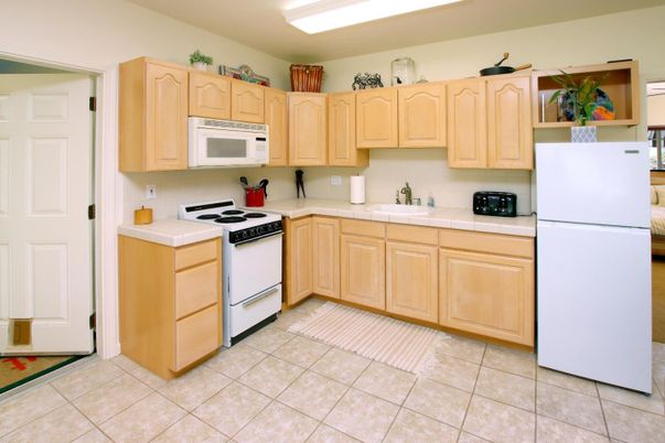 Interior, Kitchen, Tile Countertops