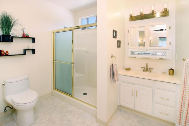 Bathroom, Glass Shower, Interior