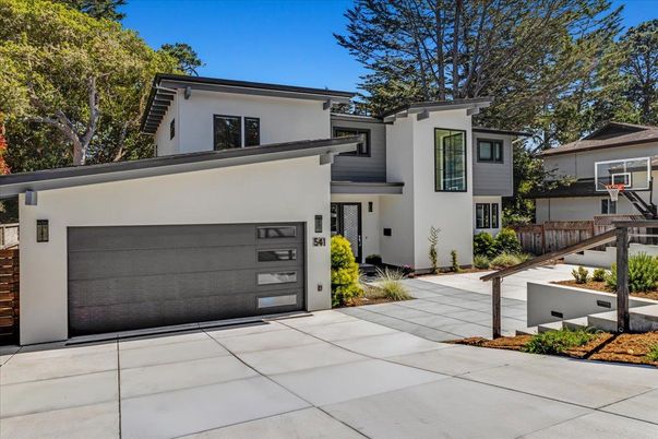 Attached, Exterior, Facade, Modern