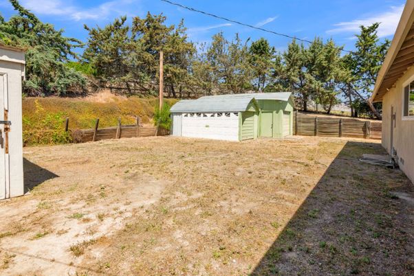 Backyard, Detached Garage, Exterior
