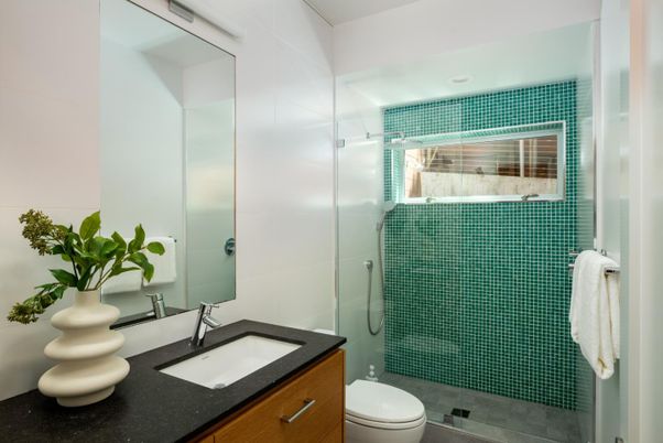 Bathroom, Glass Shower, Interior