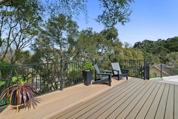 Exterior, Wood Texture Flooring