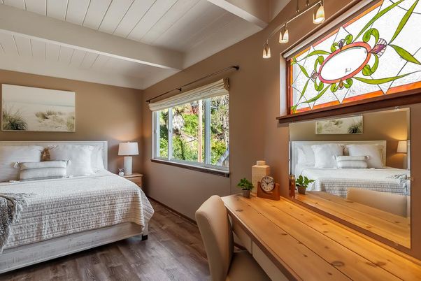 Bedroom, Interior, Wood Texture Flooring