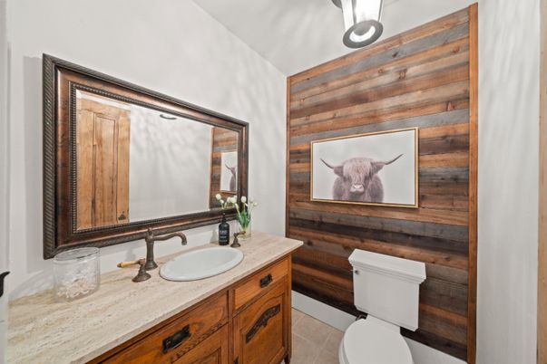 Bathroom, Interior, Wooden Walls