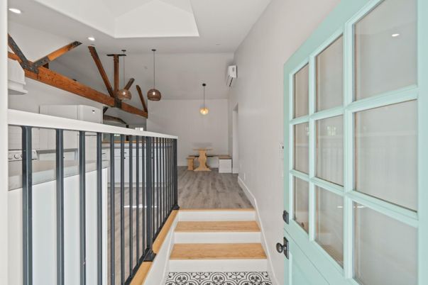 Interior, Pendant Lights, Recessed Lighting, Wood Texture Flooring
