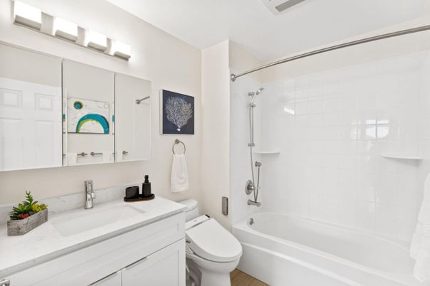 Bathroom, Interior, Wood Texture Flooring
