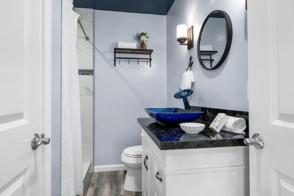 Bathroom, Interior, Wood Texture Flooring