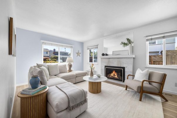 Fireplace, Interior, Living room, Wood Texture Flooring