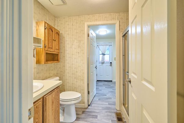 Bathroom, Interior, Wood Texture Flooring