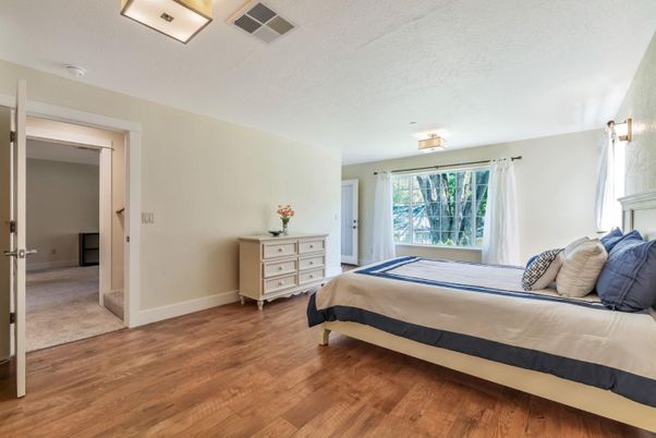Bedroom, Interior, Wood Texture Flooring