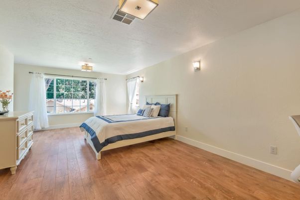 Bedroom, Interior, Wood Texture Flooring