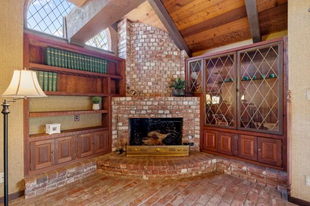 Fireplace, Interior, Wooden Beams, Wooden Ceilings