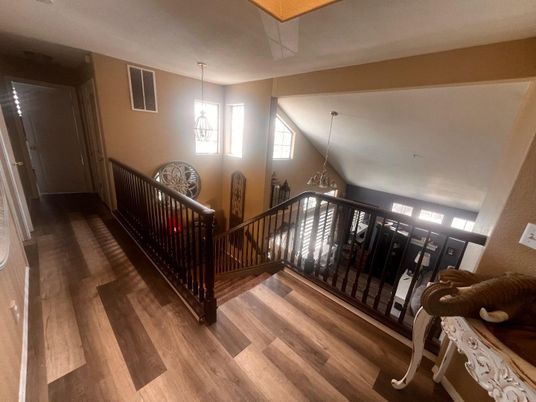 Interior, Pendant Lights, Wood Texture Flooring