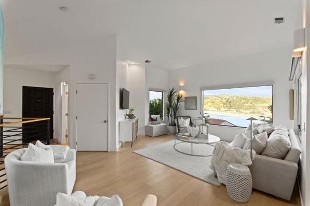 Interior, Living room, Water, Wood Texture Flooring