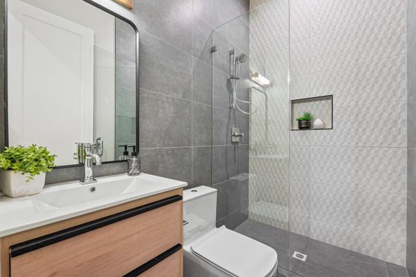 Bathroom, Glass Shower, Interior