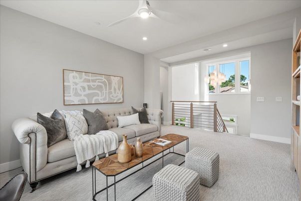 Interior, Living room, Recessed Lighting