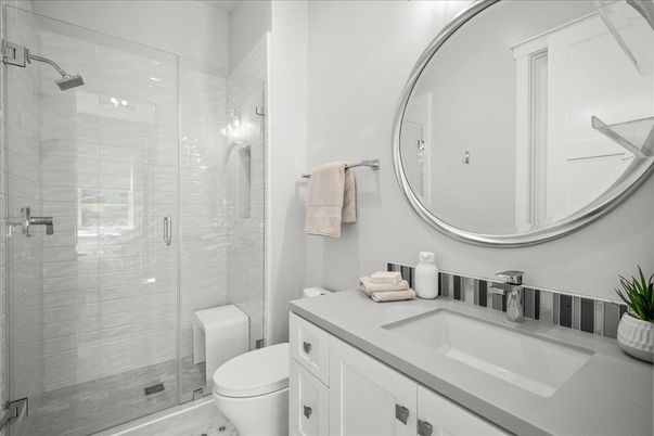 Bathroom, Glass Shower, Interior