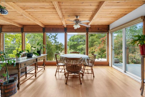 Interior, Sun Room, Wooden Ceilings, Wood Texture Flooring