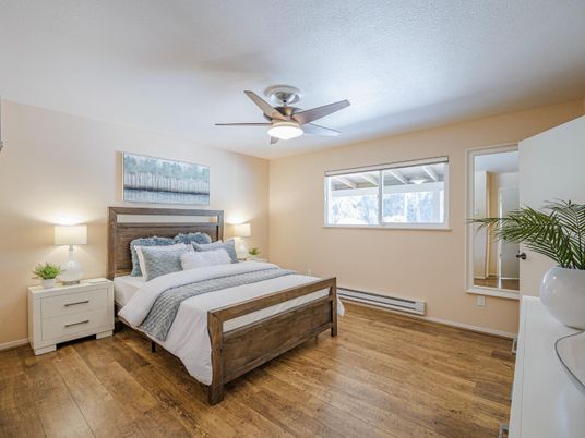 Bedroom, Interior, Wood Texture Flooring